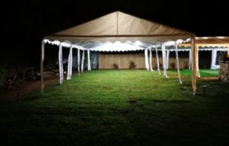 פרוייקטים אחרונים של הקמת אוהלים ברחבי הארץ